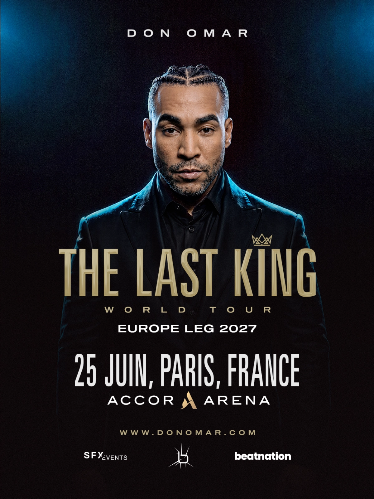 Don Omar - The Last King World Tour al Accor Arena Tickets